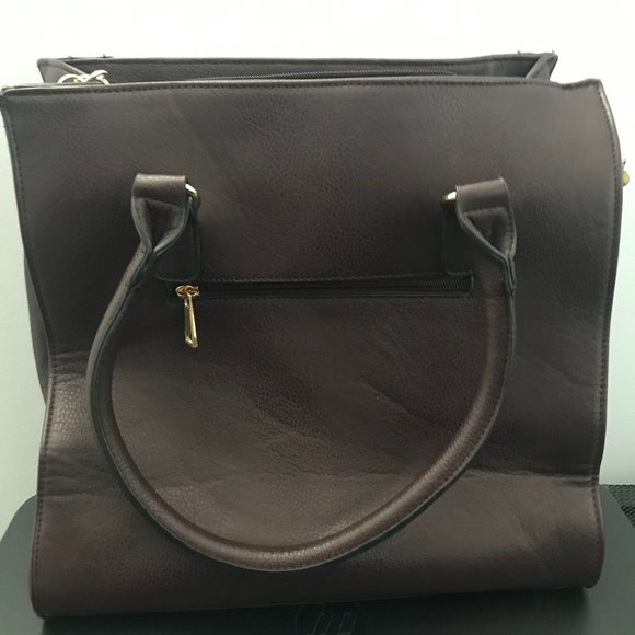 Maroon/Wine Call It Spring Purse/Tote - Picture 2 of 5